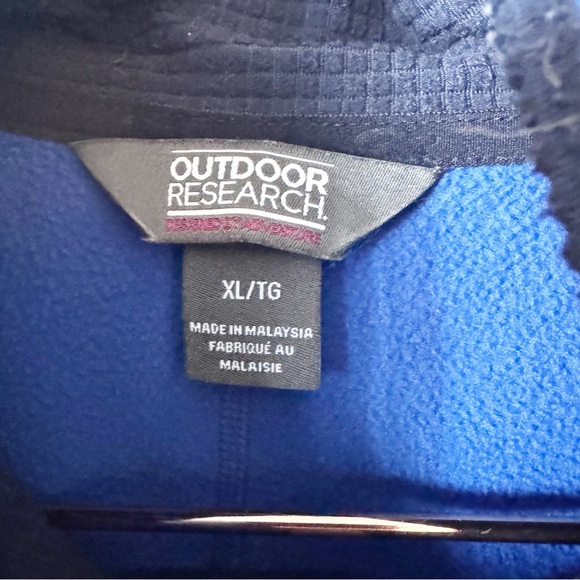 Outdoor Research Men's Performance Jacket in Blue and Black - Picture 6 of 11
